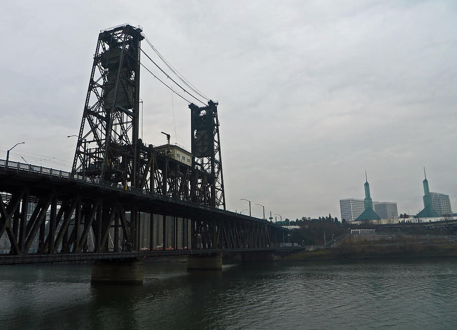 Portland Oregon Steel Bridge Photograph by Elizabeth Rose - Fine Art ...