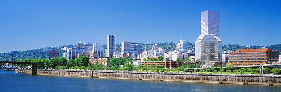 Skyscraper Photograph - Portland Oregon Usa by Panoramic Images