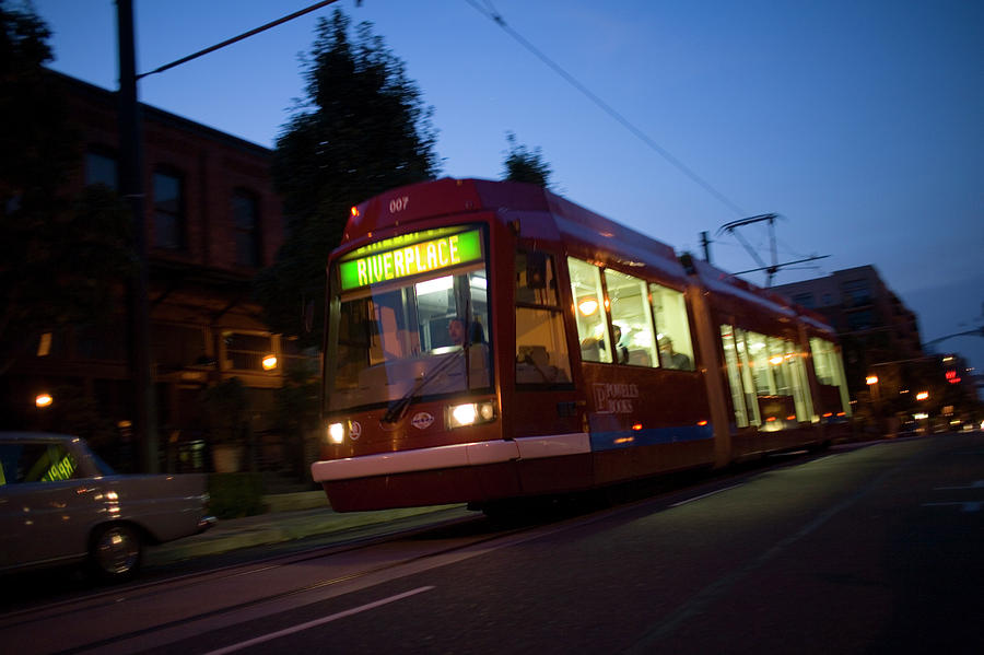 Portland Streetcar Photograph By Jan Sonnenmair - Fine Art America