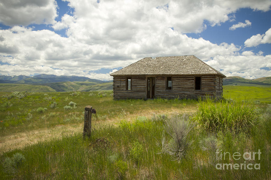 Portneuf Valley Cabin Photograph by Idaho Scenic Images Linda Lantzy