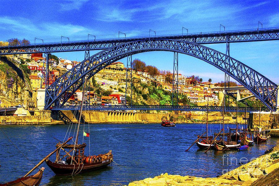 Porto Barges Photograph by Rick Bragan