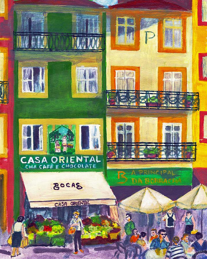 City Painting - Porto Casa Oriental by Sylvia Tass