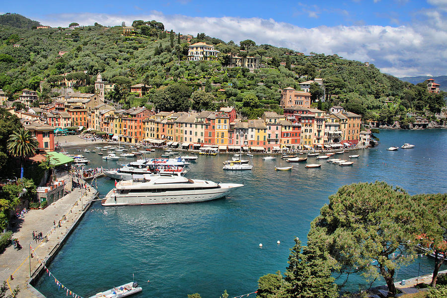 Portofino from Above Photograph by Nancy Ingersoll