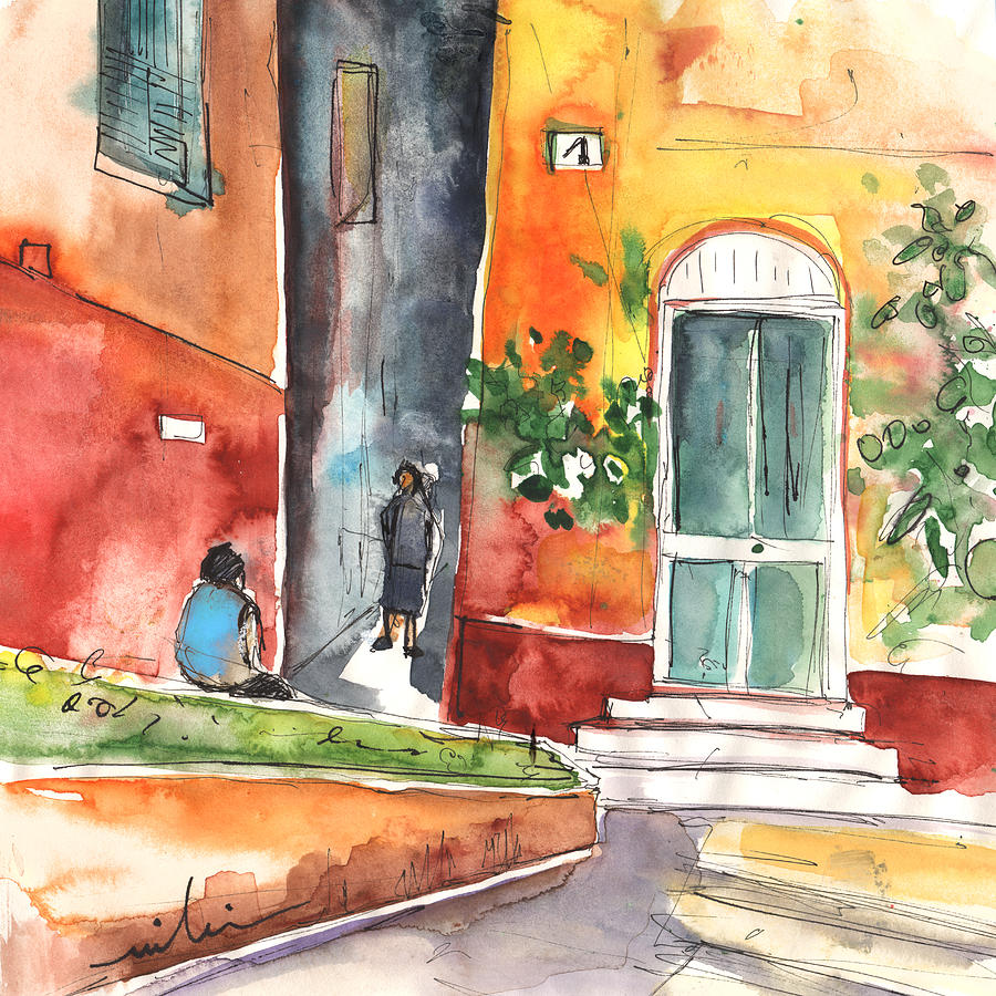 Portofino in Italy 02 Painting by Miki De Goodaboom