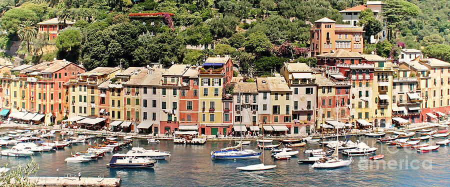 Portofino Panorama Photograph by Kate McKenna
