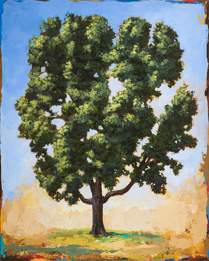 Tree Painting - Portrait #5 by David Palmer