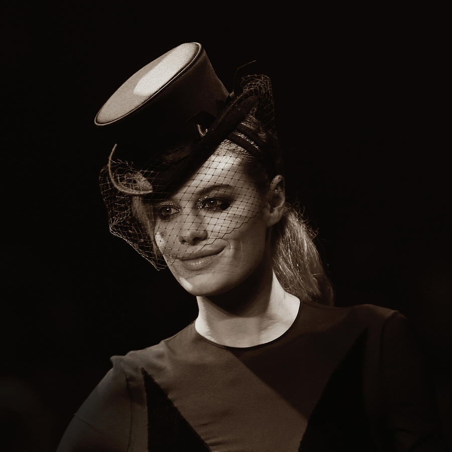 Portrait At Paris Fashion Week Photograph by Vittorio Zunino Celotto