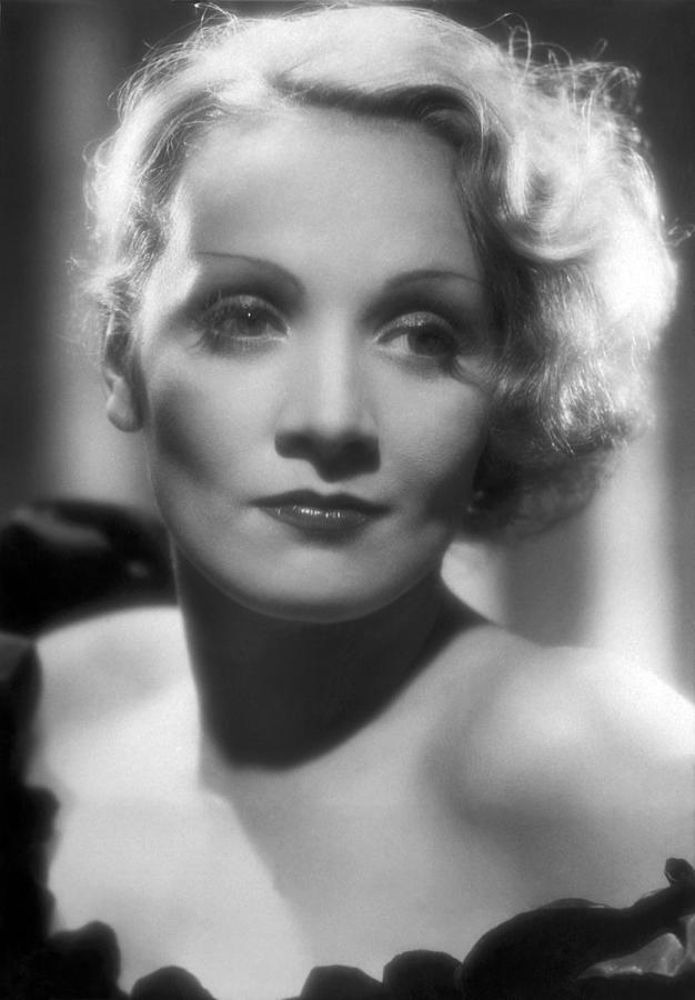 Portrait Marlene Dietrich Photograph by Underwood Archives