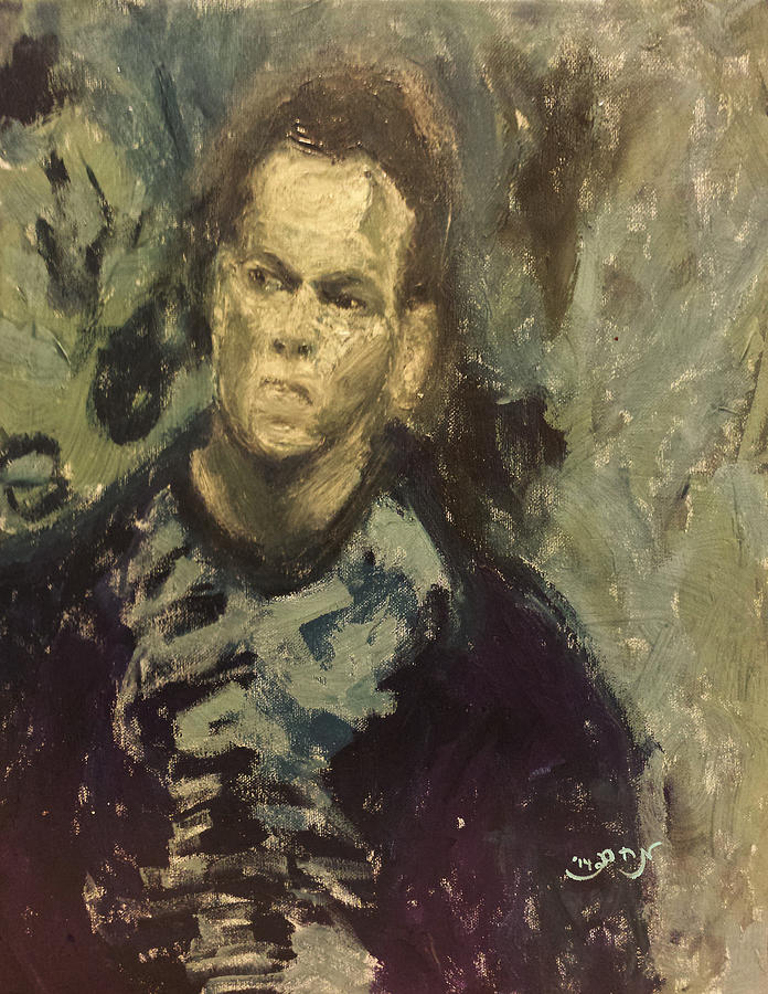 Portrait Matt Damon Jason Bourne Movie Painting by MendyZ
