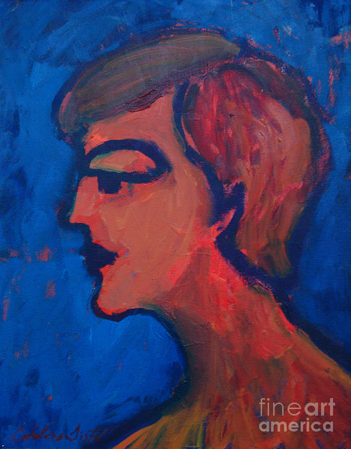 Portrait  Painting by Monica Elena