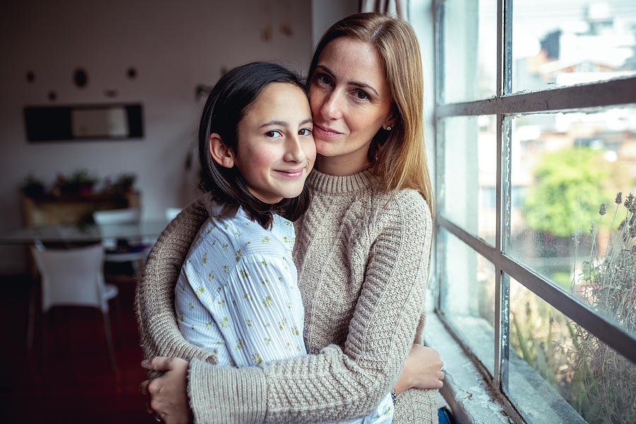Portrait mother and daughter. Photograph by MStudioImages
