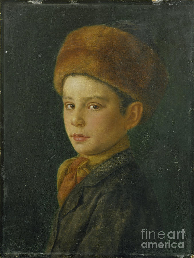 Portrait of a Boy Painting by Celestial Images