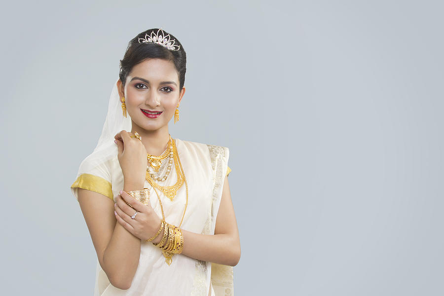 Portrait of a Bride Photograph by Sudipta Halder
