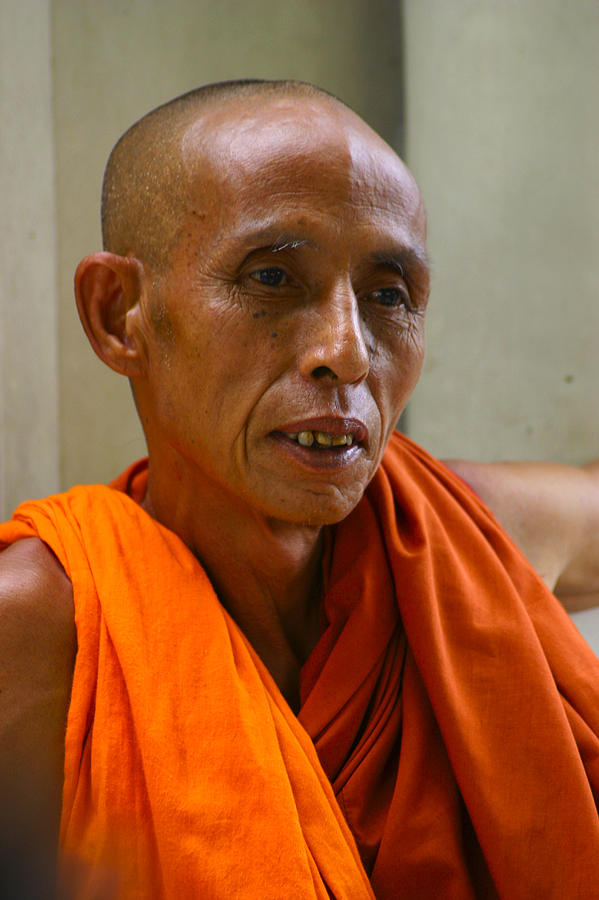 Portrait Of A Buddhist Monk Yangon Myanmar Photograph by PIXELS  XPOSED Ralph A Ledergerber Photography
