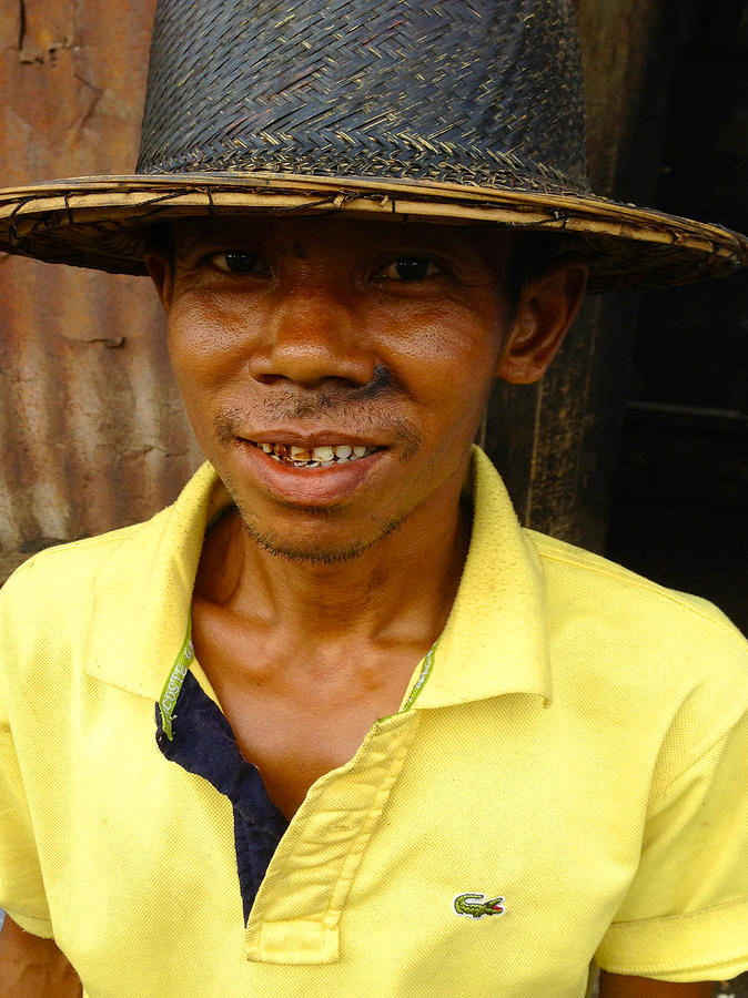 Portrait Of A Burmese Man Yangon Myanmar Burma Photograph by Ralph A ...