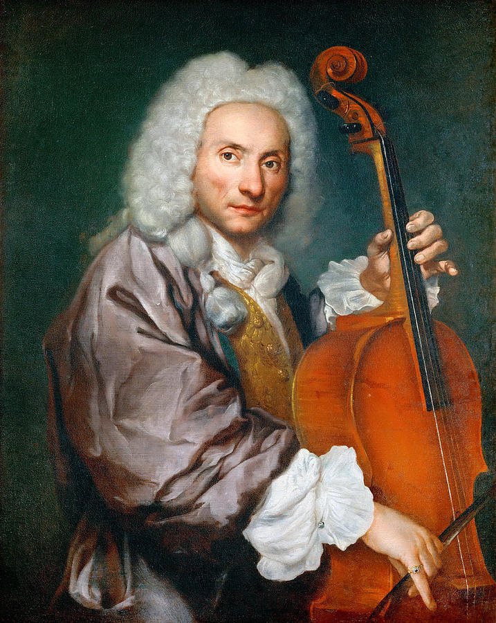 Portrait of a Cellist Painting by Giacomo Ceruti