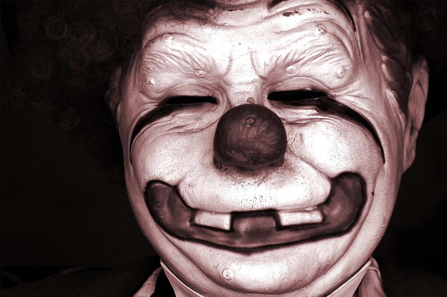 Portrait Of A Clown 03 Photograph by Pamela Critchlow
