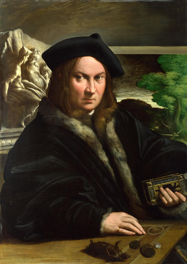 Portrait of a Collector Painting by Parmigianino