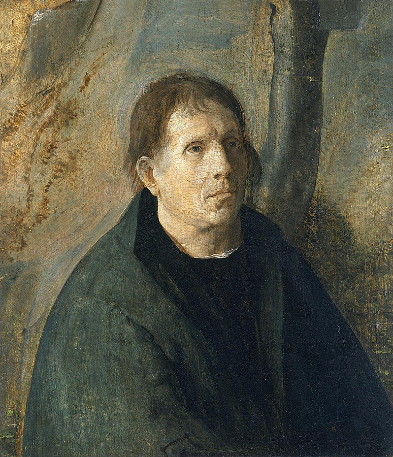 Portrait of a Donor Painting by Aertgen van Leyden