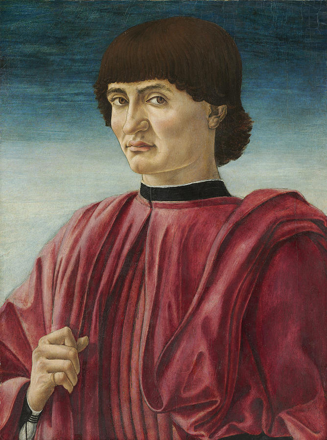 Portrait of a Gentleman Painting by Andrea del Castagno