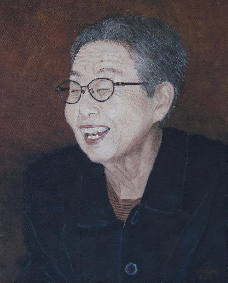 Portrait of a Japanese Lady Painting by Masami Iida
