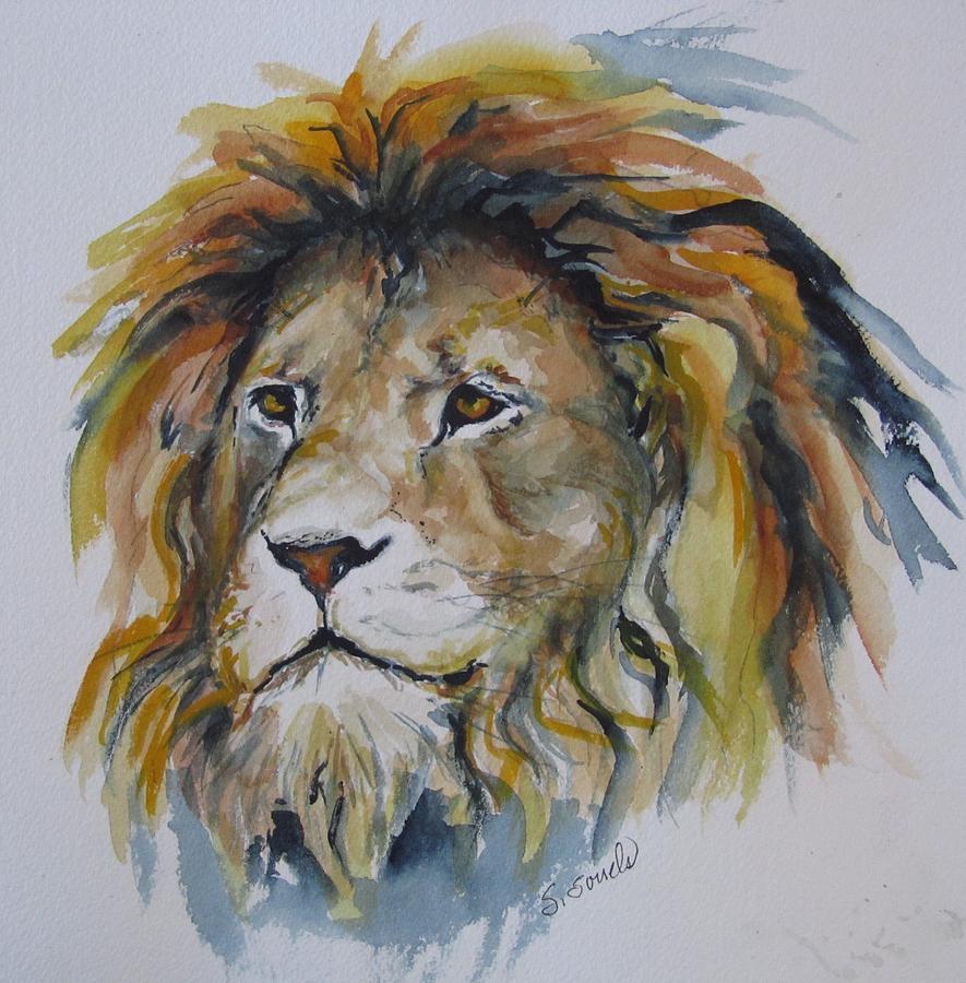 Portrait of a Lion by Sharon Sorrels Portrait of a Lion by Sharon Sorrels