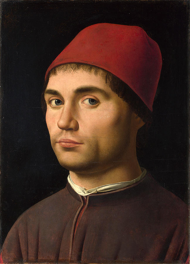 Portrait of a Man Painting by Antonello da Messina