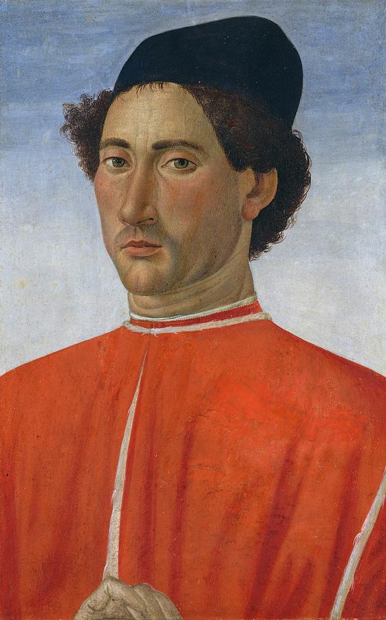 Portrait Painting - Portrait of a Man by Cosimo Rosselli