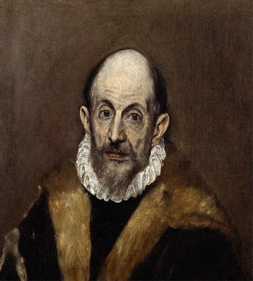 El Greco Painting - Portrait of a Man by El Greco