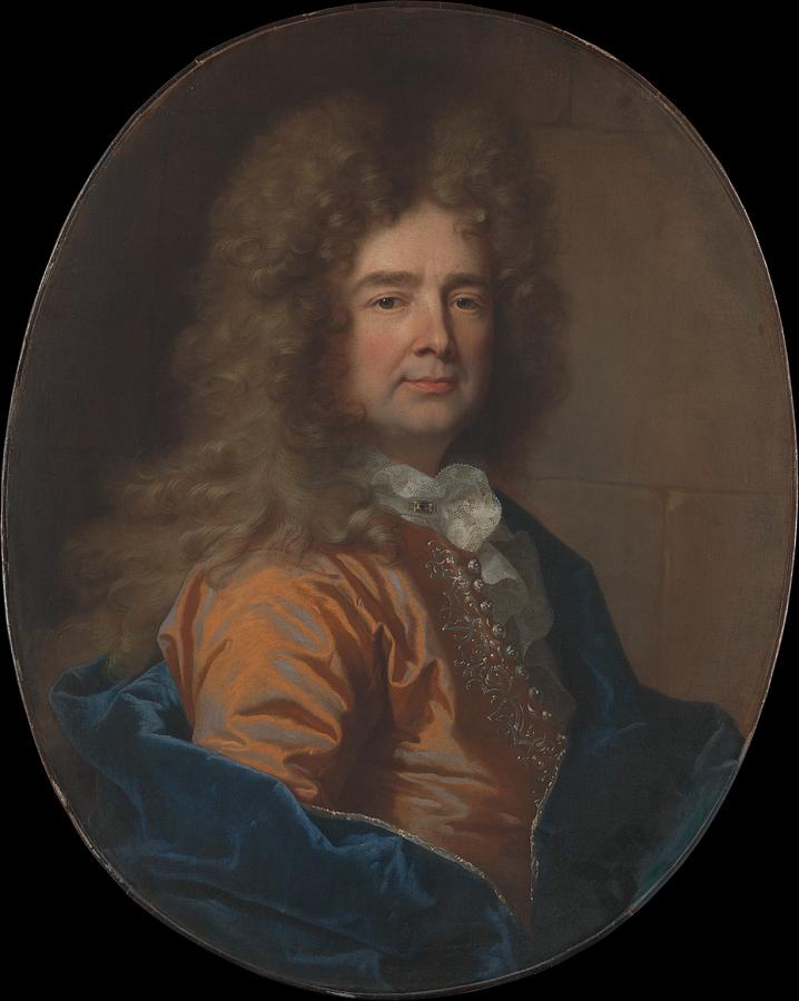 Hyacinthe Rigaud Painting - Portrait Of A Man by Hyacinthe Rigaud
