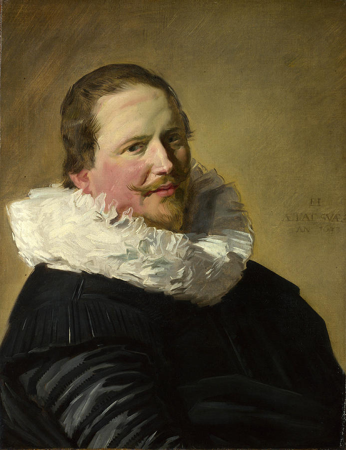 Portrait of a Man in his Thirties Painting by Frans Hals