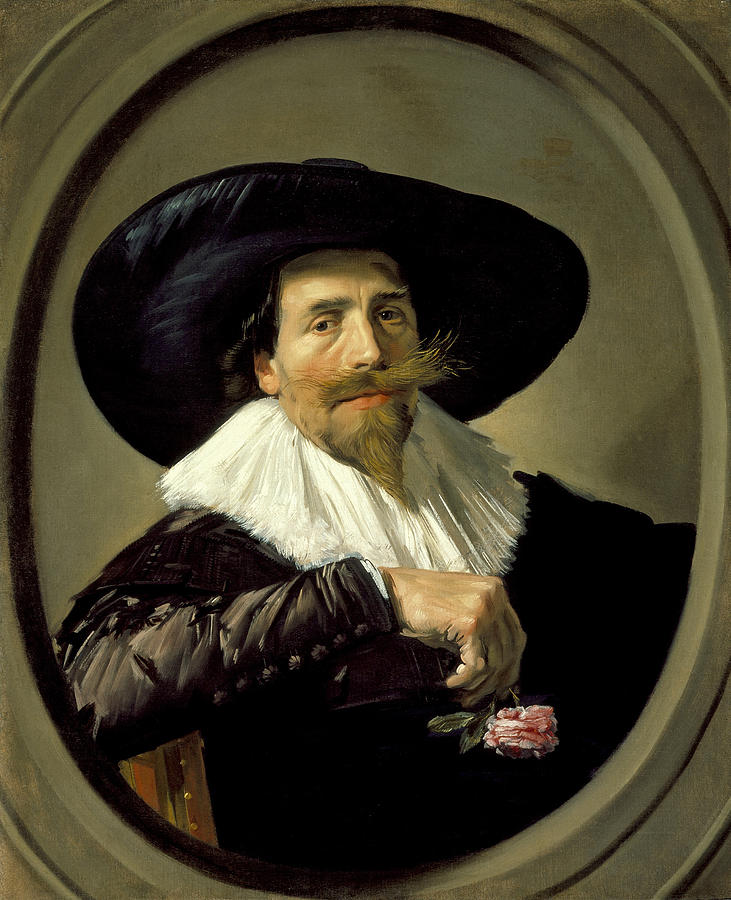 Portrait of a Man. Pieter Tjarck Painting by Frans Hals