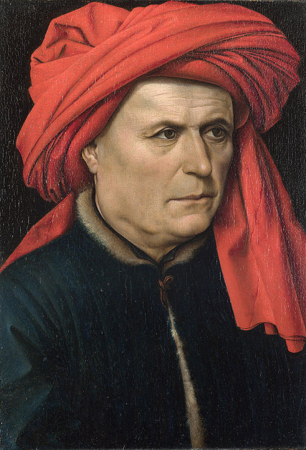 Portrait of a Man Painting by Robert Campin