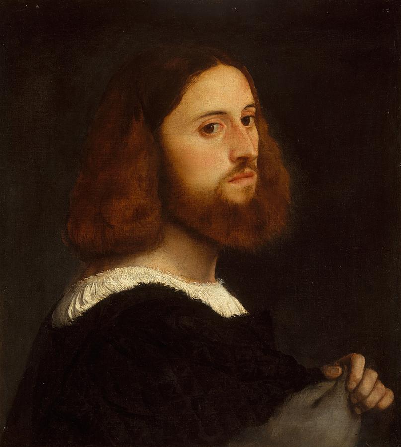 Portrait Painting - Portrait of a Man by Titian
