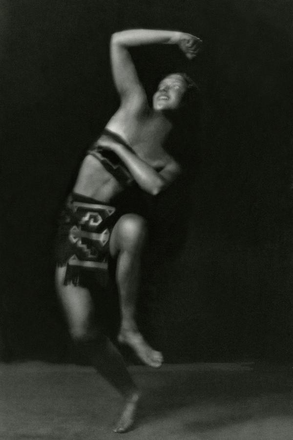 Portrait Of A Marion Morgan Dancer Photograph by Arnold Genthe
