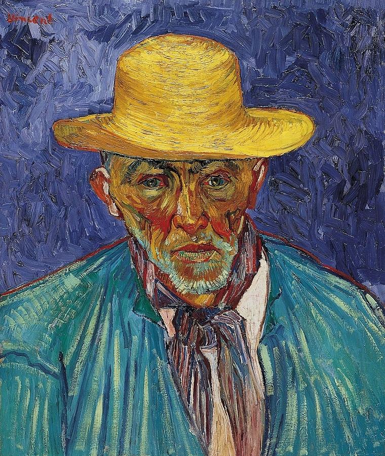 Vincent Van Gogh Painting - Portrait of a Peasant - Patience Escalier by Vincent van Gogh