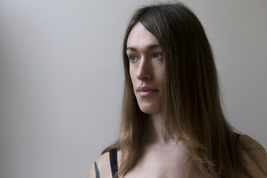 Portrait of a Pre-Op Transgender Woman Photograph by SolStock