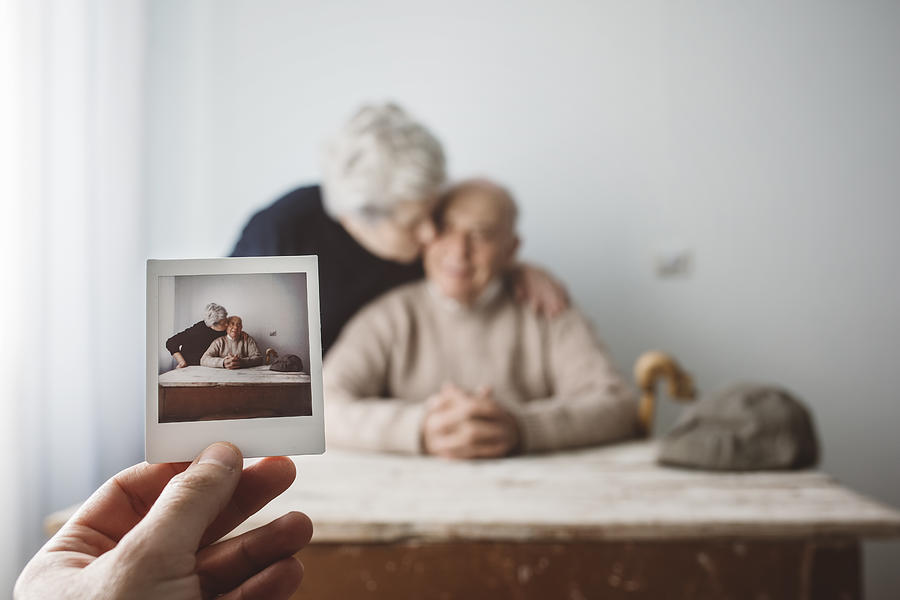 Portrait of a senior couple Photograph by Thanasis Zovoilis
