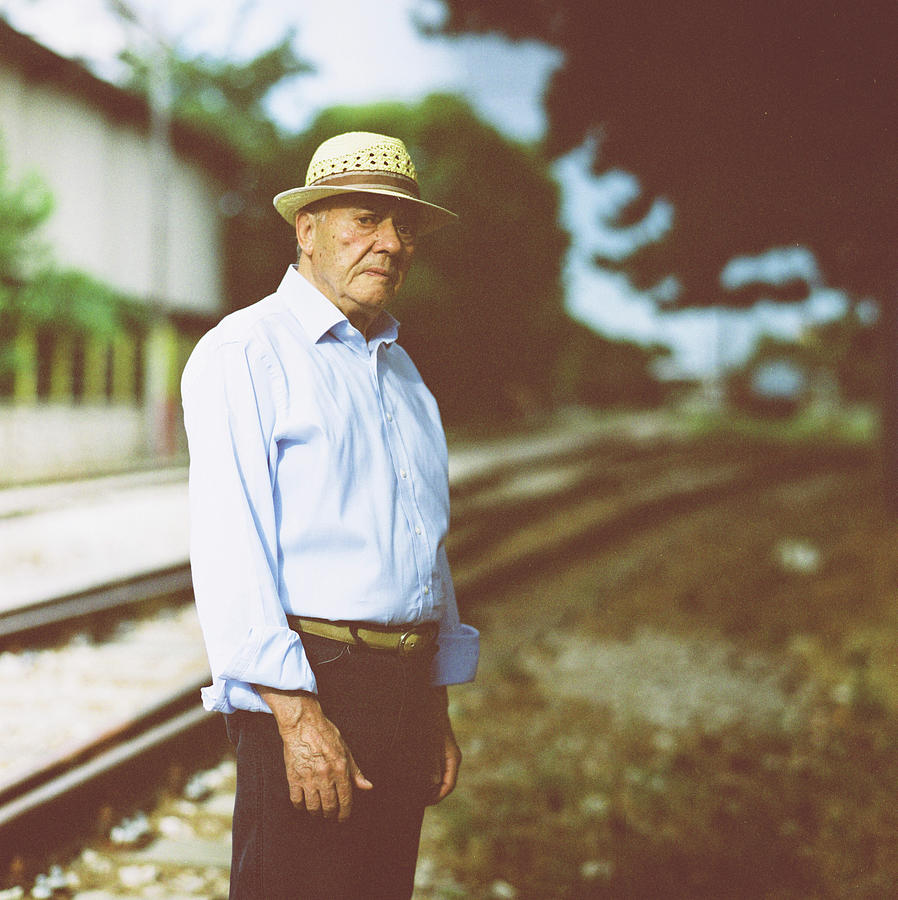 Portrait Of A Senior Man Photograph by Thanasis Zovoilis