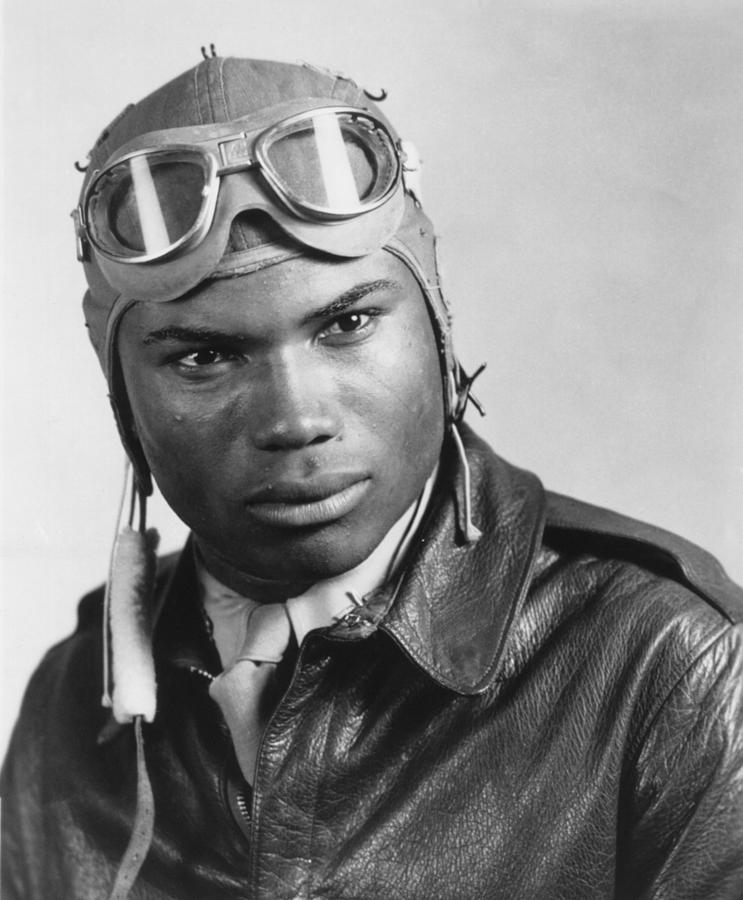 Portrait Of A Tuskegee Airman. Howard Photograph by Everett
