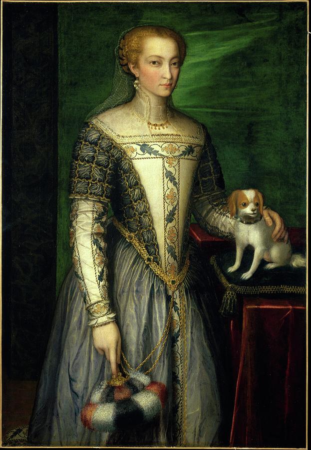 Campi Painting - Portrait Of A Woman by Bernardino Campi