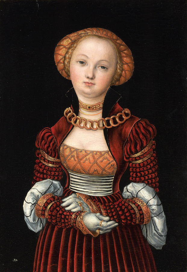 Portrait of a Woman Painting by Lucas Cranach the Elder