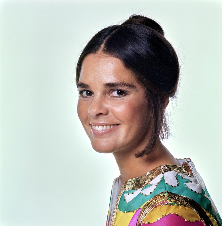 Ali Macgraw Wearing A Bra And Half Slip Metal Print by Sante