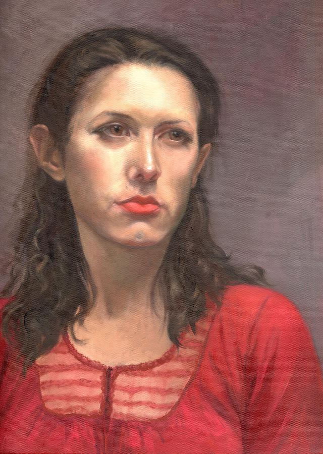 Portrait of Amelia Painting by Terri  Meyer