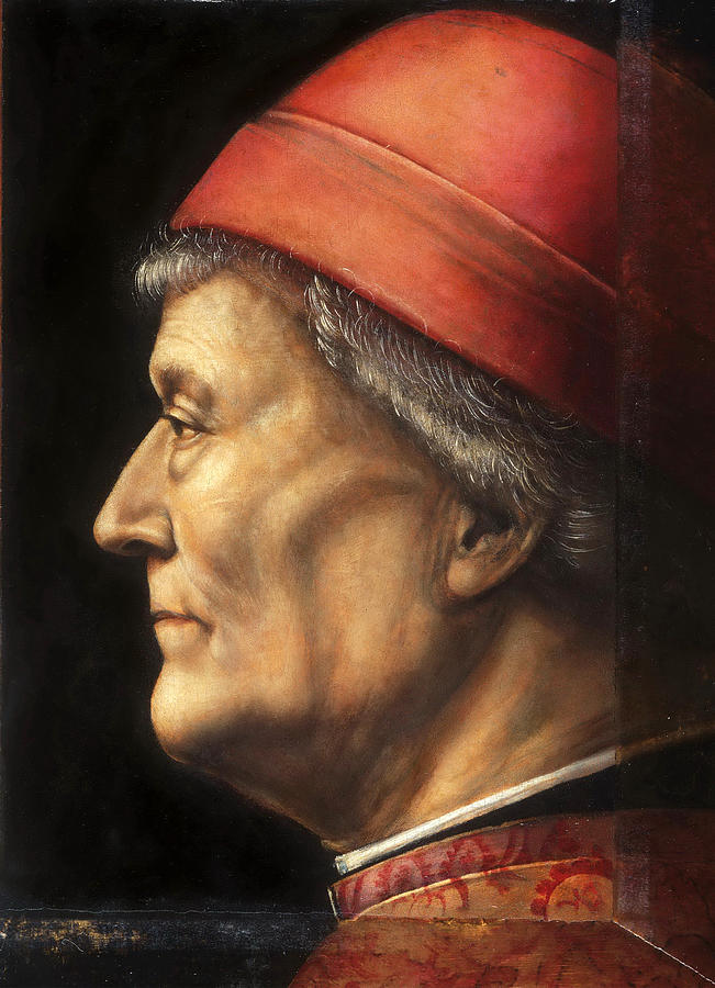Portrait of an Elderly Gentleman Painting by Vincenzo Foppa