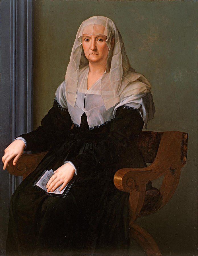 Portrait of an Elderly Lady Painting by Bronzino