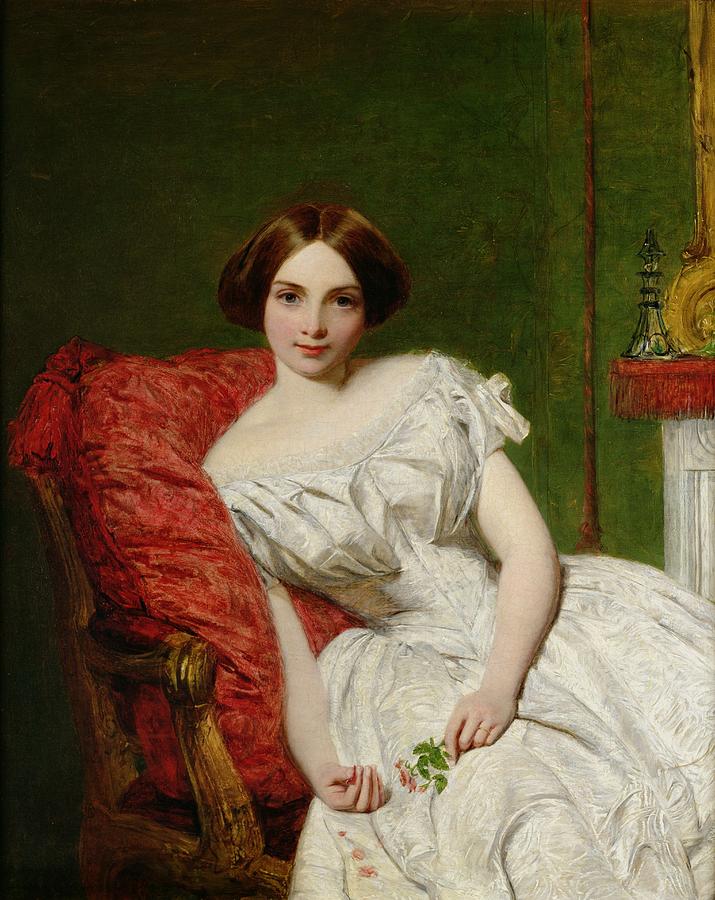 William Powell Frith Painting - Portrait Of Annie Gambart by William Powell Frith
