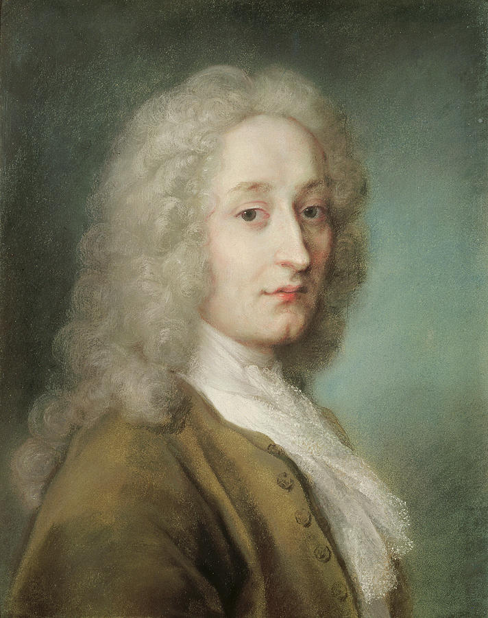 Portrait Of Antoine Watteau 1684-1721 Pastel On Paper Photograph by Rosalba Giovanna Carriera