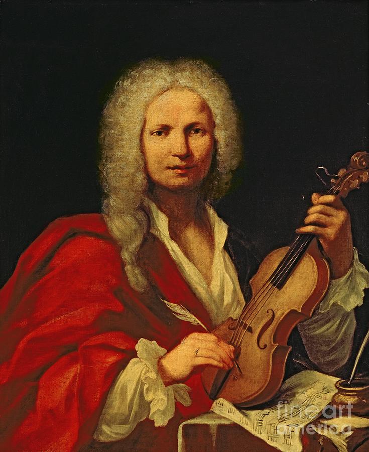 Portrait of Antonio Vivaldi Painting by Italian School