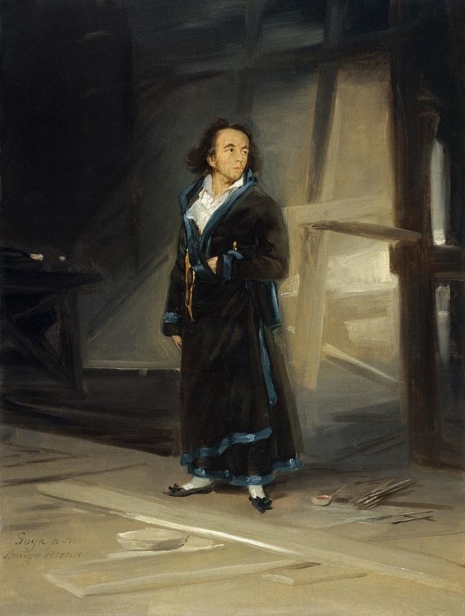 Francisco Goya Painting - Portrait of Asensio Julia by Francisco Goya
